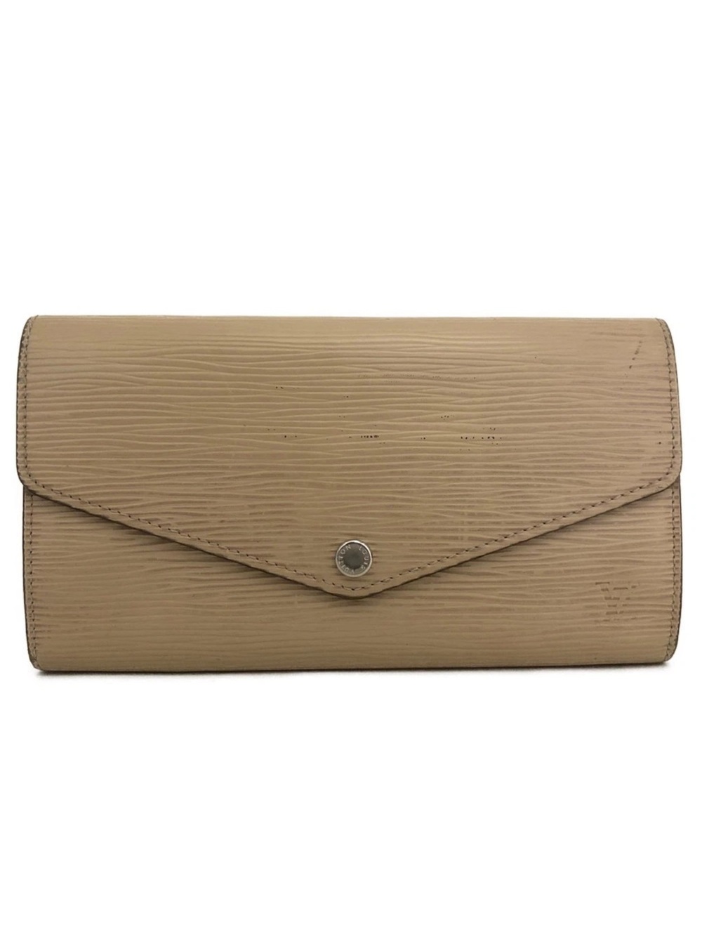 Louis Vuitton Beige Epi Leather Portefeiulle Sarah Long Bifold Wallet 😍